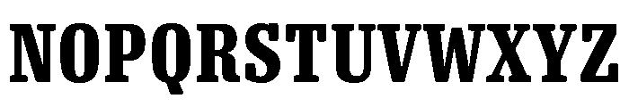 Oso Serif Cond Bold Font UPPERCASE