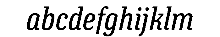 Oso Serif Cond Italic FONT