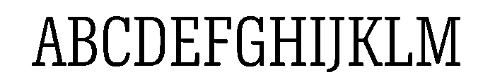Oso Serif Cond Light Font UPPERCASE