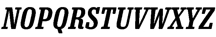 Oso Serif Cond Semibold Italic Font UPPERCASE