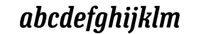 Oso Serif Cond Semibold Italic FONT