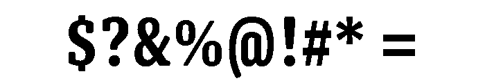 Oso Serif Cond Semibold Font OTHER CHARS