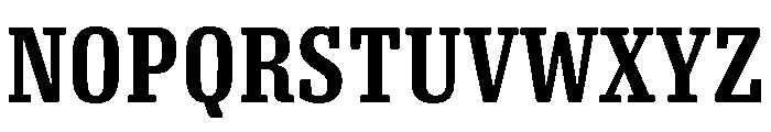 Oso Serif Cond Semibold Font UPPERCASE