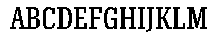 Oso Serif Cond Font UPPERCASE
