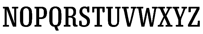 Oso Serif Cond Font UPPERCASE