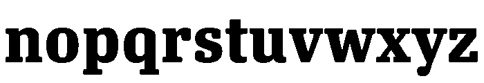 Oso Serif SemiCond Bold Font LOWERCASE