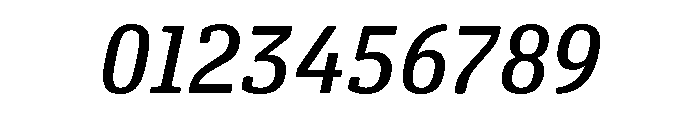 Oso Serif SemiCond Italic Font OTHER CHARS