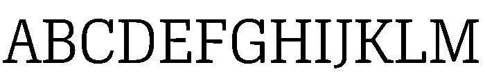 Oso Serif SemiCond Light Font UPPERCASE