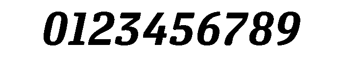 Oso Serif SemiCond SemiBold Italic Font OTHER CHARS