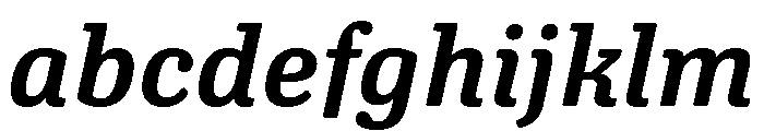 Oso Serif Semibold Italic FONT