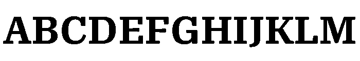 Oso Serif Semibold Font UPPERCASE