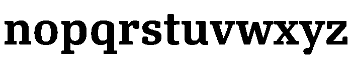 Oso Serif Semibold Font LOWERCASE