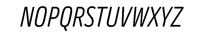 Oso Variable Light Italic Font UPPERCASE