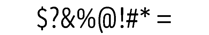 Oso Variable Light Font OTHER CHARS