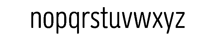 Oso Variable Light Font LOWERCASE