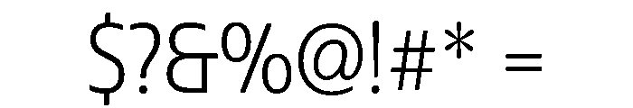 Oso Variable Regular Font OTHER CHARS