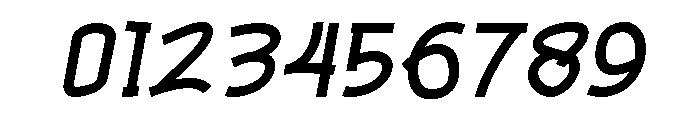 Osaka-Italic Font OTHER CHARS