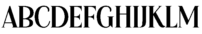 Oscor Regular Font UPPERCASE