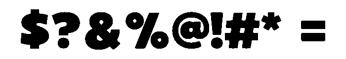 Ose Jaro Bold Font OTHER CHARS