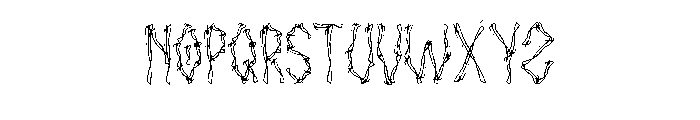 Osseira Regular Font UPPERCASE
