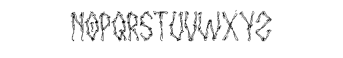 Osseira Regular Font LOWERCASE
