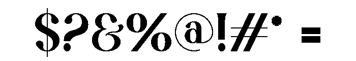Ostir Agobelt Font OTHER CHARS