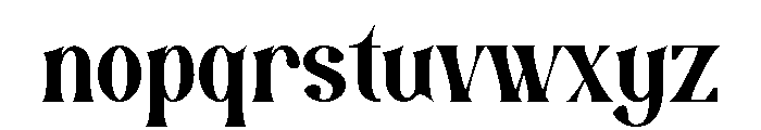 Ostir Agobelt Font LOWERCASE