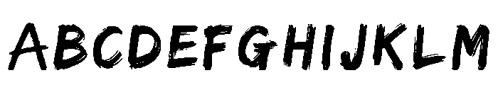 Ostrich Regular Font UPPERCASE