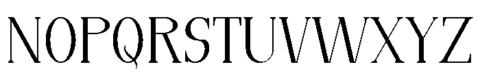 Osture Font UPPERCASE