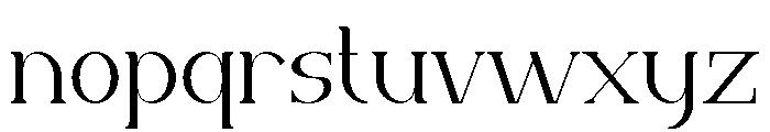 Osture Font LOWERCASE
