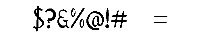 Oswald Font OTHER CHARS