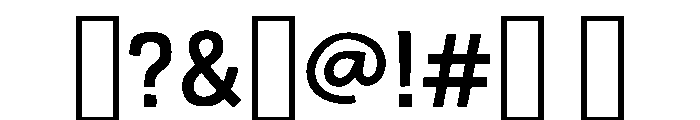 Oswego Font OTHER CHARS