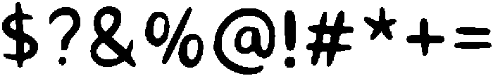Osaka Regular otf (400) Font OTHER CHARS