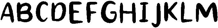 Osaka Regular otf (400) Font UPPERCASE