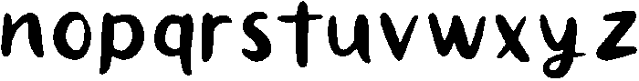Osaka Regular otf (400) Font LOWERCASE