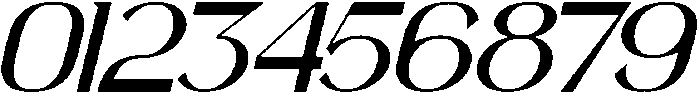 Oslavia Italic otf (400) Font OTHER CHARS