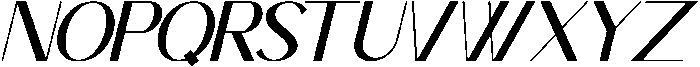 Oslavia Italic otf (400) Font UPPERCASE