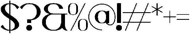 Oslavia otf (400) Font OTHER CHARS