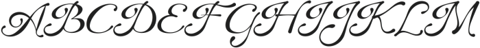 Ostelyn Regular otf (400) Font UPPERCASE
