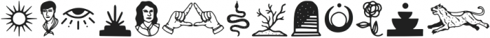 Ostrich Hand Drawn Regular otf (400) Font LOWERCASE