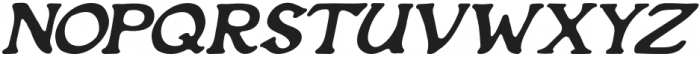 Ostrich Italic otf (400) Font UPPERCASE