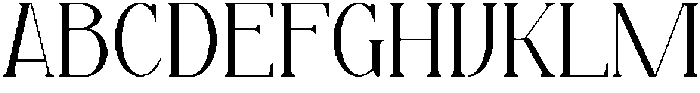Osture Regular otf (400) Font UPPERCASE