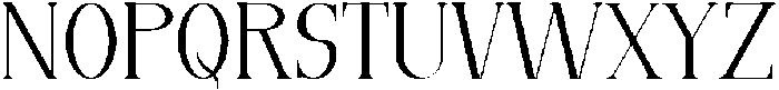 Osture Regular otf (400) Font UPPERCASE