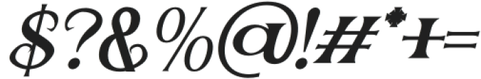 Oswallt Italic Solid otf (400) Font OTHER CHARS