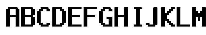 OSXDarwin Font UPPERCASE