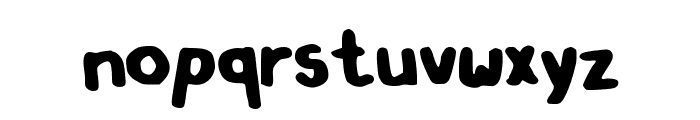 OSinistromanoBLK Font LOWERCASE