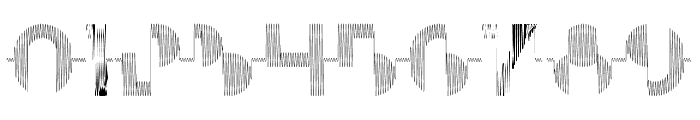 Oscilloscope Regular Font OTHER CHARS