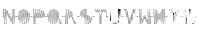 Oscilloscope Regular Font UPPERCASE
