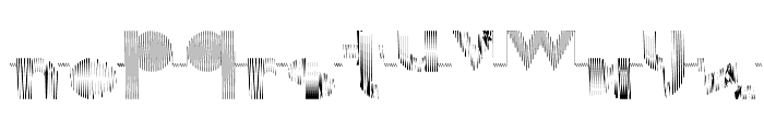 Oscilloscope Regular Font LOWERCASE