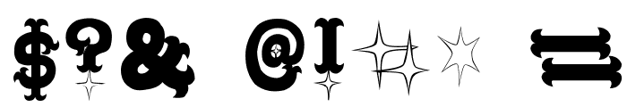 Oshare Black Font OTHER CHARS